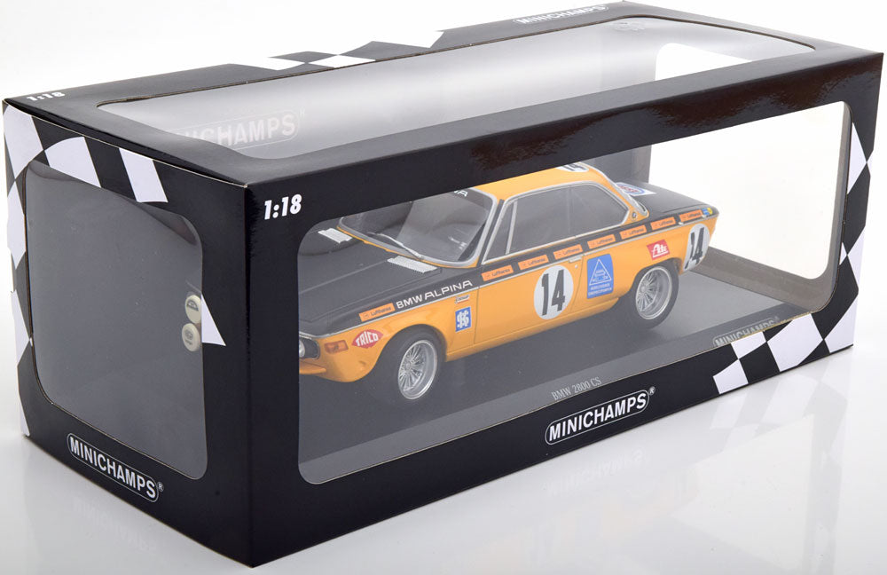 BMW 2800 CS Bmw Alpina Kelleners/Huber Winners 24h Spa 1970 1/564pcs - 1/18 Minichamps