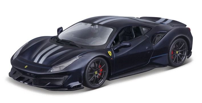Ferrari 488 Pista bleumarin/gri - 1/24 Bburago