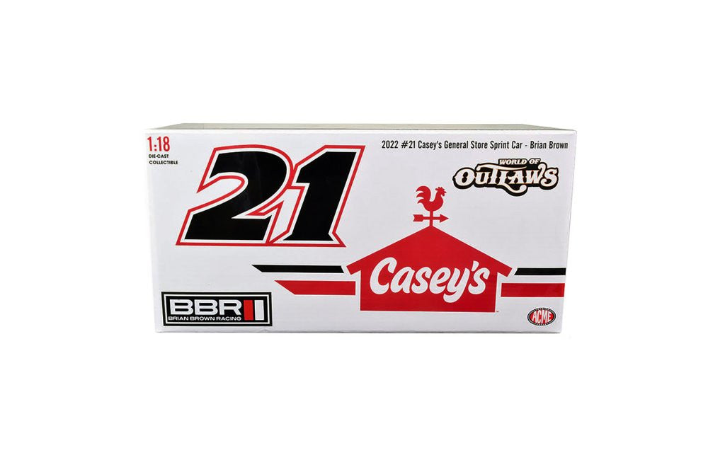 Formula Casey's General Store Sprint Car 2022 #21 Brian Brown - 1/18 ACME
