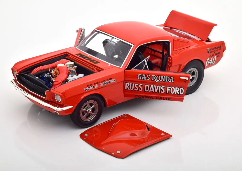 Ford Mustang A/FX Gas Ronda 1965 Russ Davis - 1/18 ACME