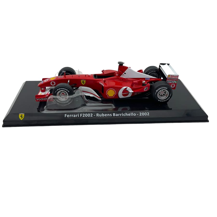Formula 1 Ferrari F2002 - Rubens Barrichello 2002 #2 cu vitrina plexiglass - 1/24 Altaya