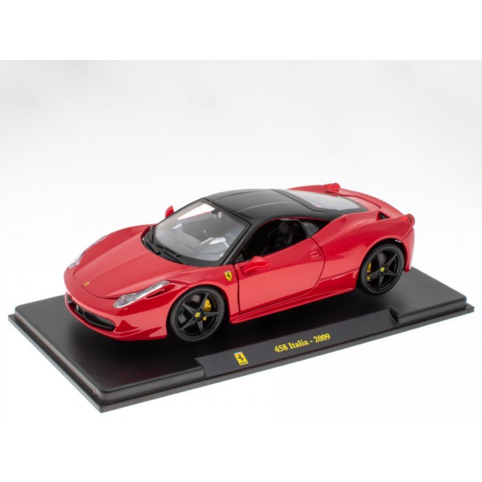 Ferrari 458 Italia 2009 cu vitrina plexiglass - 1/24 Bburago