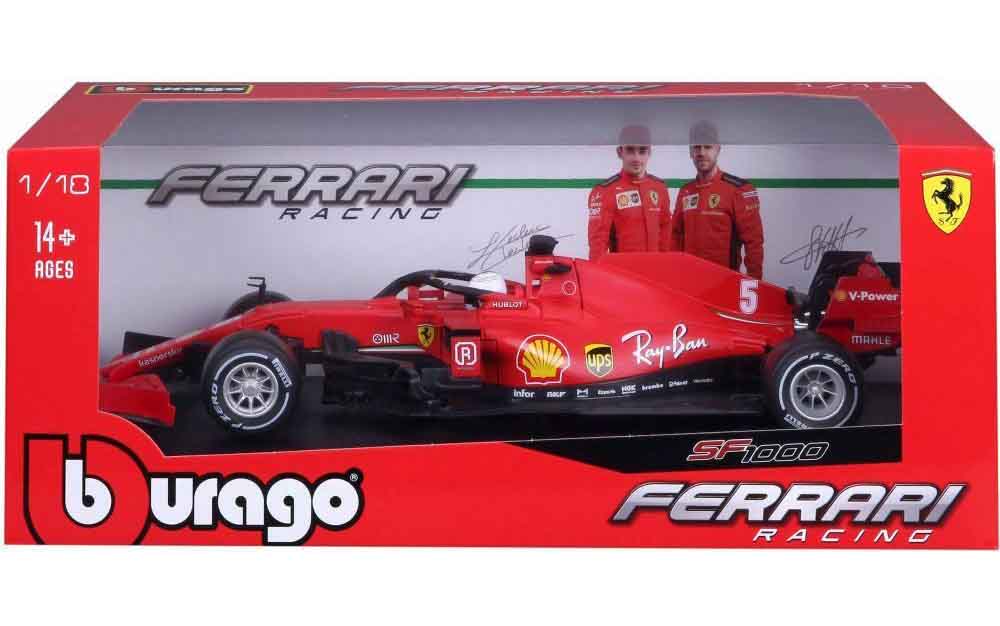 Formula 1 Ferrari Austrian GP 2020 SF1000 S.Vettel #5 - 1/18 Bburago