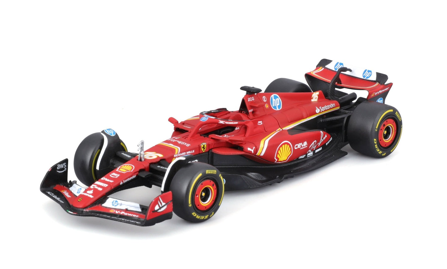 Formula 1 Ferrari SF-24 Charles Leclerc #16 winner Monaco GP - 1/43 Bburago