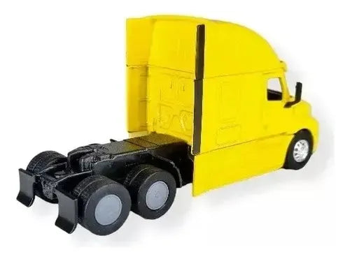 Camion Cap Tractor Freightliner Cascadia galben - 1/32 Welly