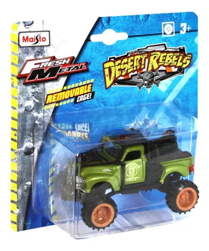 Chevrolet 3100 verde Off-road Fresh Metal Desert Rebels - 1/43 Maisto
