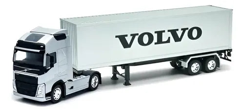 Camion Cap Tractor Volvo cu remorca - 1/32 Welly
