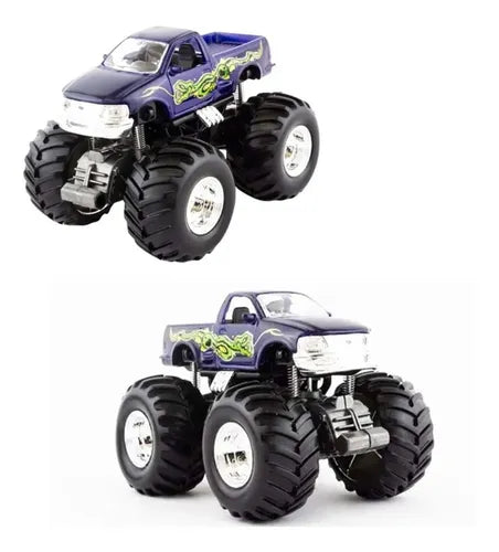Monster Truck Earth Shockers 12cm Ford - Snake pullback Fresh Metal - Maisto