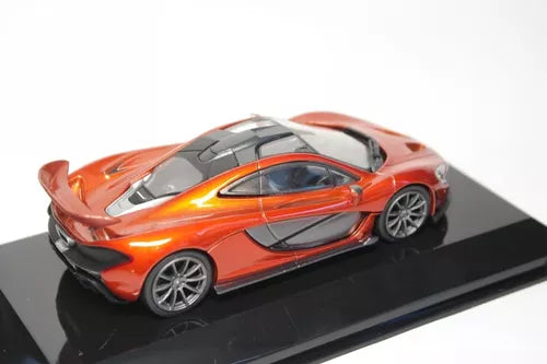 McLaren P1 2013 portocaliu cu vitrina plexiglass - 1/43 Altaya
