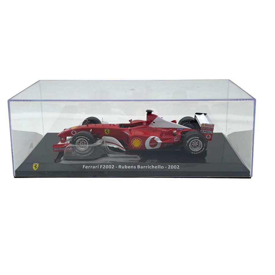Formula 1 Ferrari F2002 - Rubens Barrichello 2002 #2 cu vitrina plexiglass - 1/24 Altaya