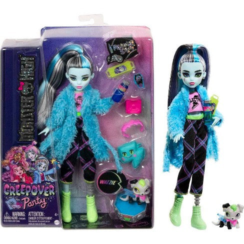 Papusa Monster High Pijama Party - Frankie Stein cu accesorii