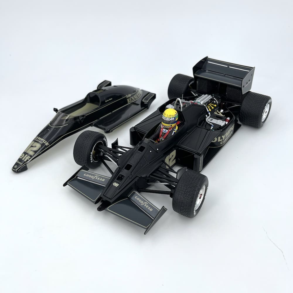 Ayrton Senna Lotus 97T #12 Winner Portugal GP Formula 1 1985 - 1/18 Premium X