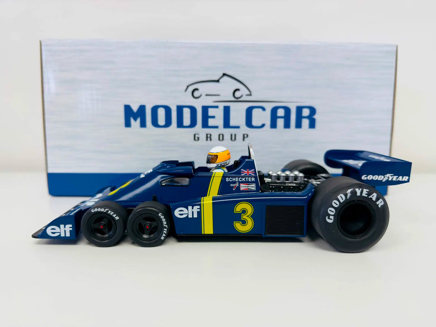 Formula 1 Tyrrell Ford P34-2 #3 Winner Sweden GP 1976 - 1/18 Model Car Group