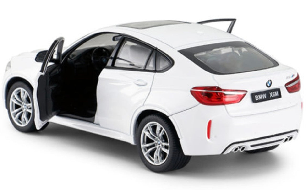Masinuta BMW X6M alb - 1/24 Rastar