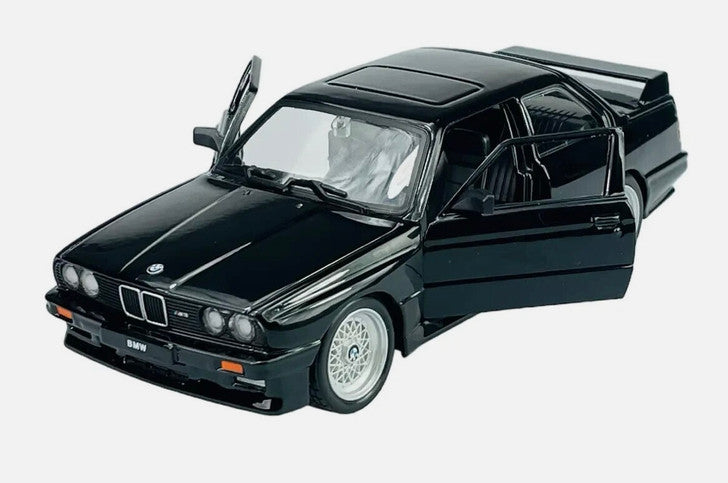BMW M3 E30 negru - 1/24 Bburago