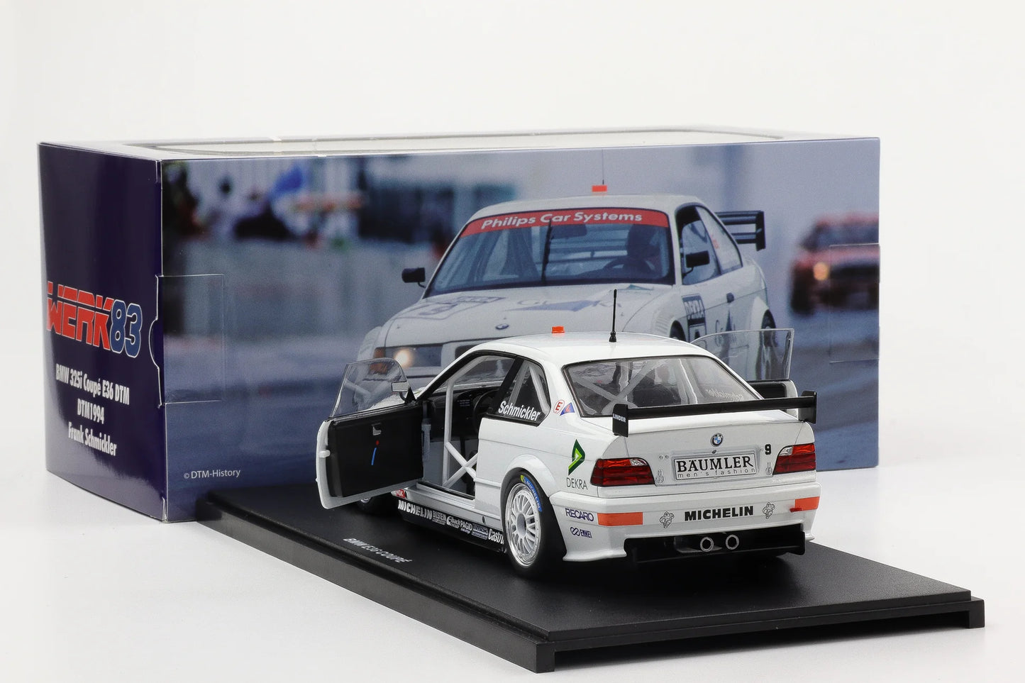 BMW E36 Coupe DTM #9 F.Schmickler 1994 - 1/18 Werk83