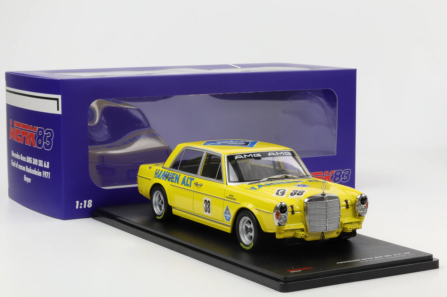Mercedes-Benz 300 SEL 6.8 #38 Final of season Hockenheim 1971 - 1/18 Werk83