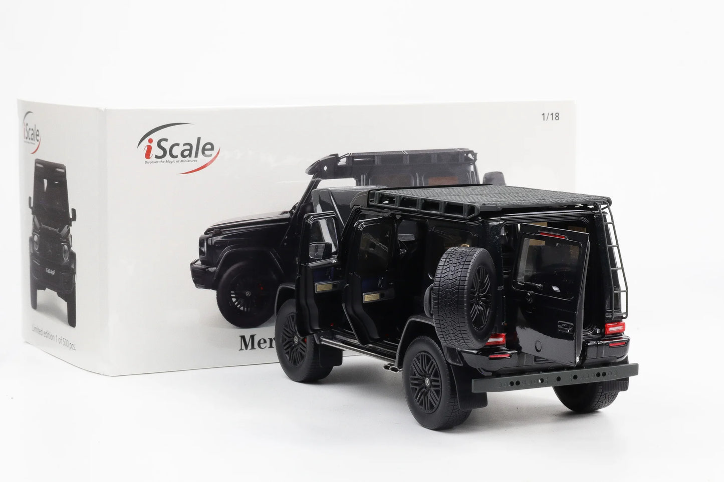 Mercedes-AMG G63 4x4 magnetite black 2022 - 1/18 IScale