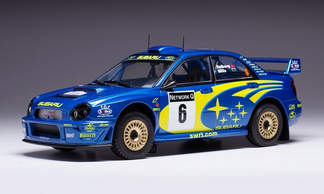 Subaru Impreza S7 WRC #6 P.Solberg - P.Mills Rally of Great Britain 2001 - 1/24 Ixo Models
