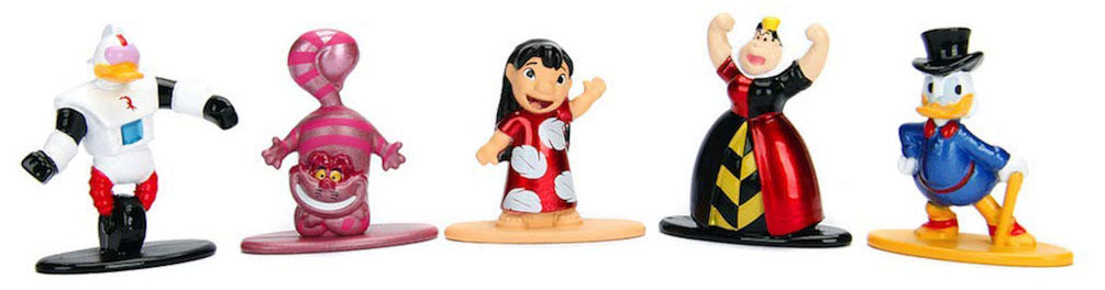 Set 5 figurine metal 4cm Disney - Jada