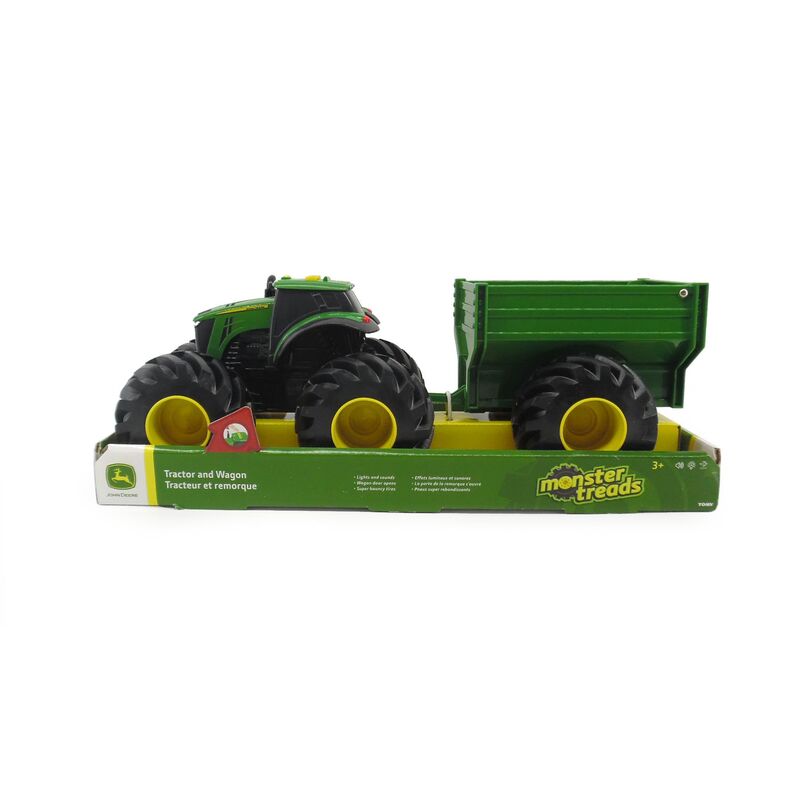 Tractor John Deere- Mega Wheels cu remorca