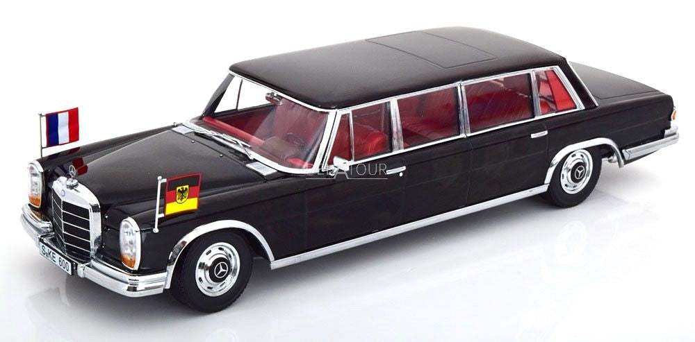 Mercedes 600 w100 Pullman negru - 1/18 KK Scale