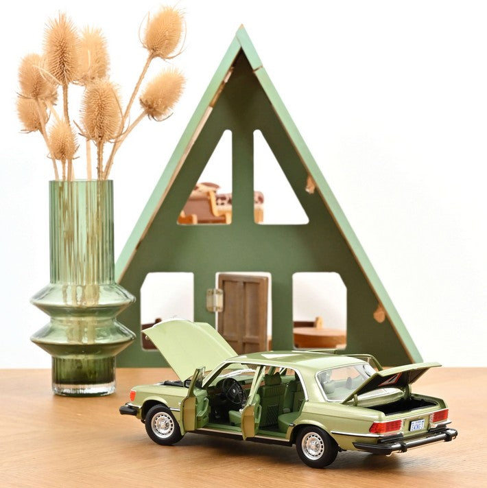 Mercedes-Benz 450 SEL US-Version 1979 silvergreen metallic - 1/18 Norev