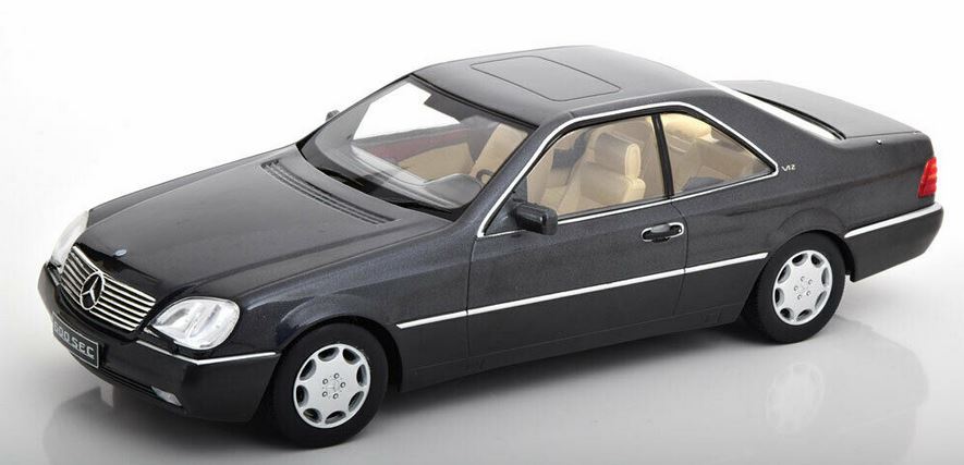 Mercedes-Benz 600 SEC negru 1/1500pcs - 1/18 KKScale