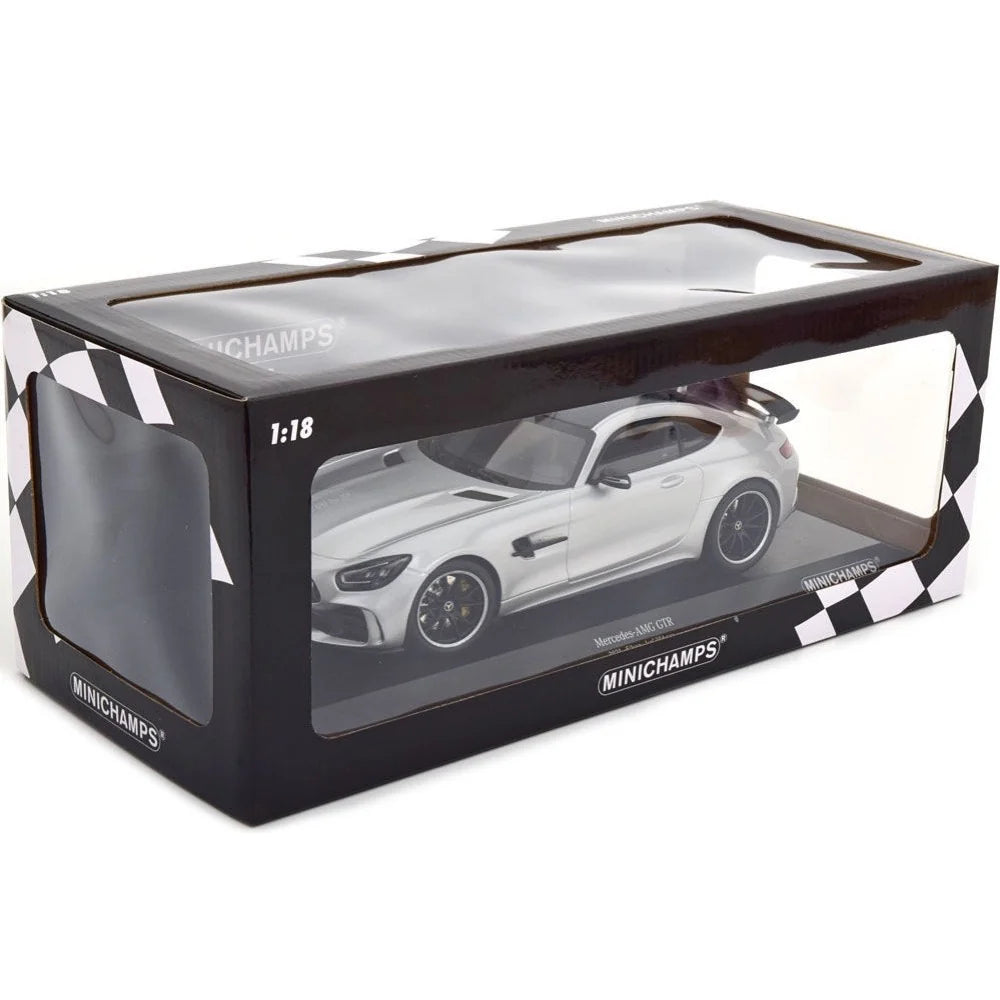 Mercedes-AMG GTR 2021 silver 1/384pcs - 1/18 Minichamps
