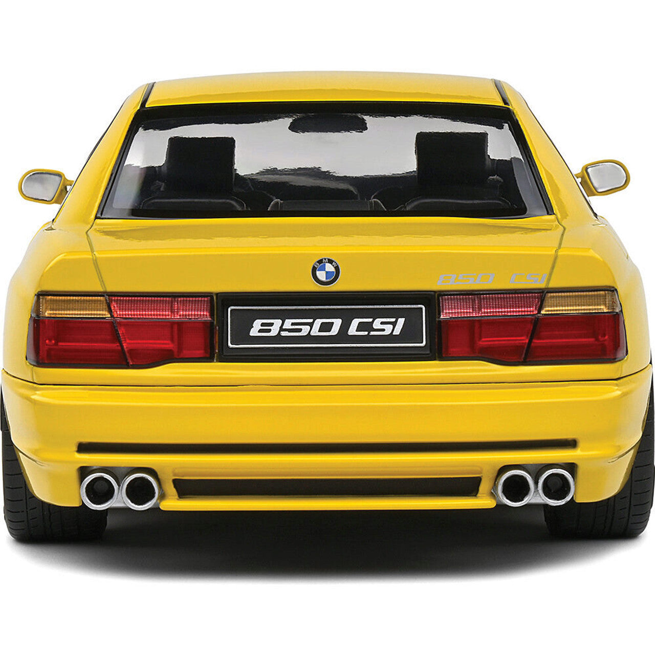 BMW 850 Csi (E31) galben - 1/18 Solido