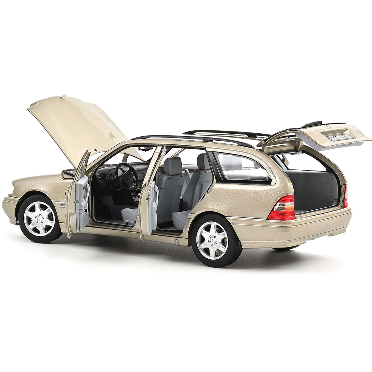 Mercedes-Benz C-Class T-model 1997 smokesilver - 1/18 Norev
