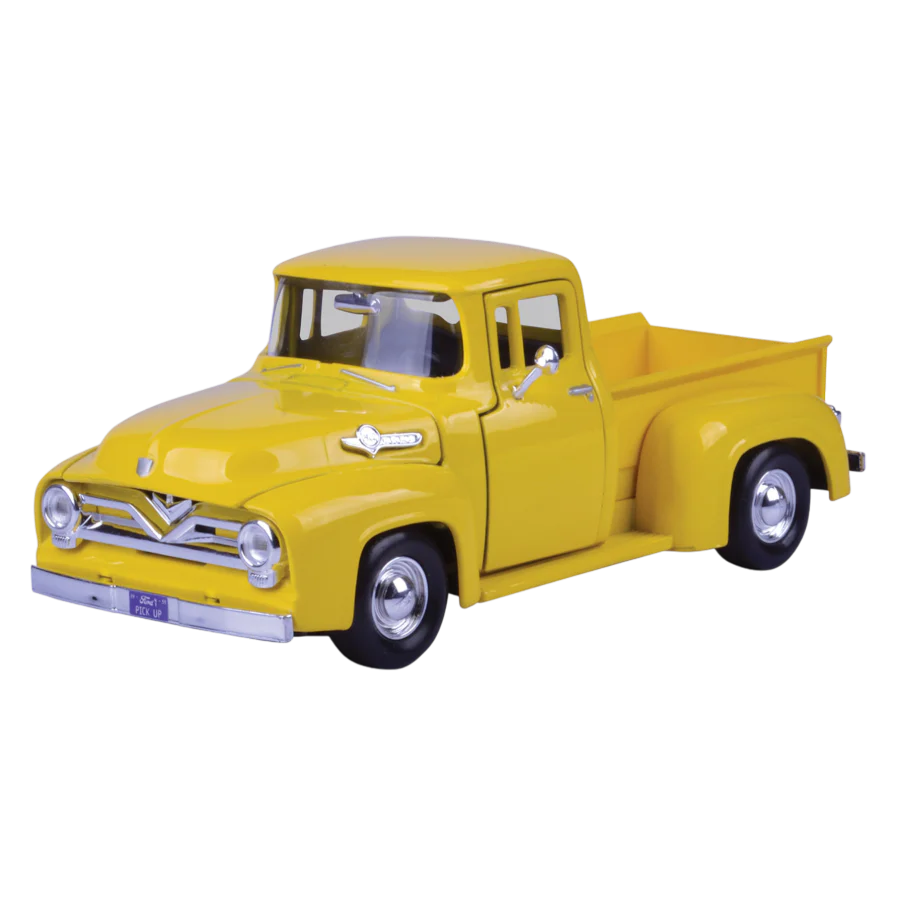 Ford F-100 Pickup 1955 galben - 1/24 Motormax