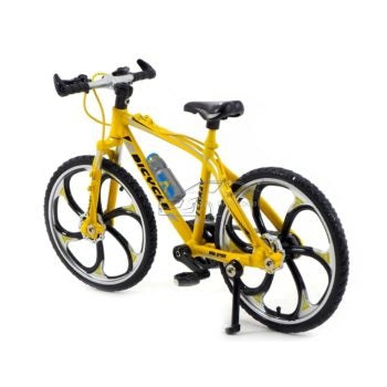 Bicicleta Mountain Bike galbena 17cm ICRAZY - 1/10 Altaya