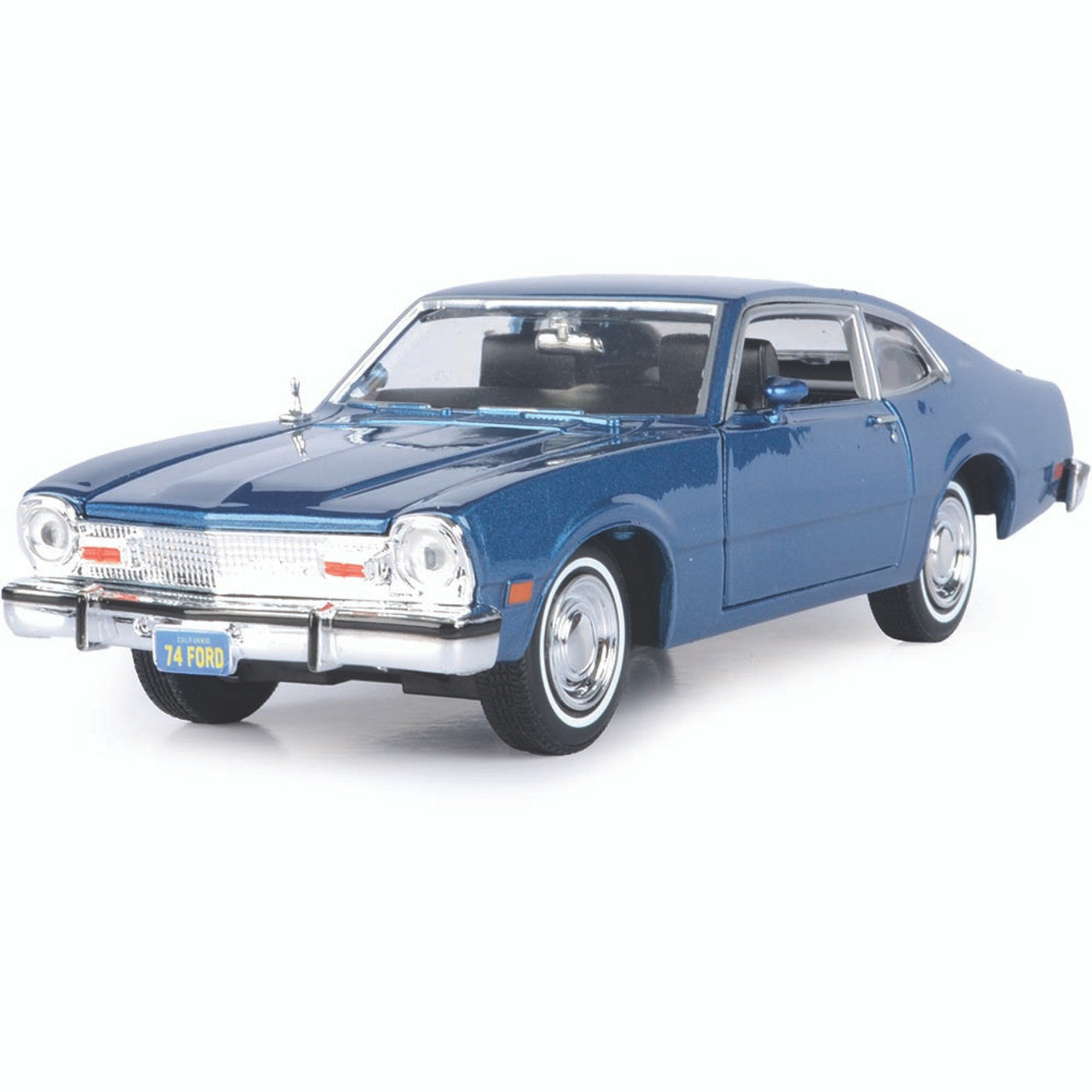 Ford Maverick 1974 albastru - 1/24 Motormax