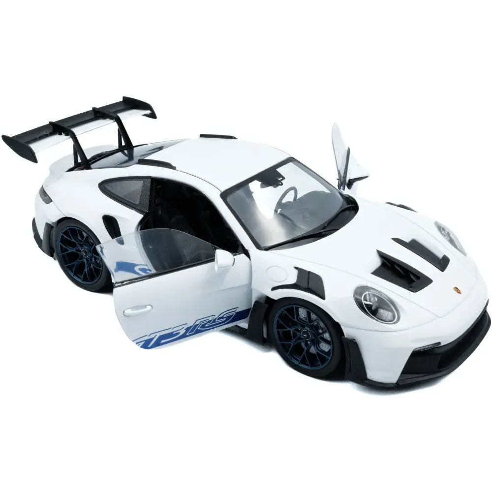 Porsche 911 GT3 RS alb/bleu - 1/18 Solido