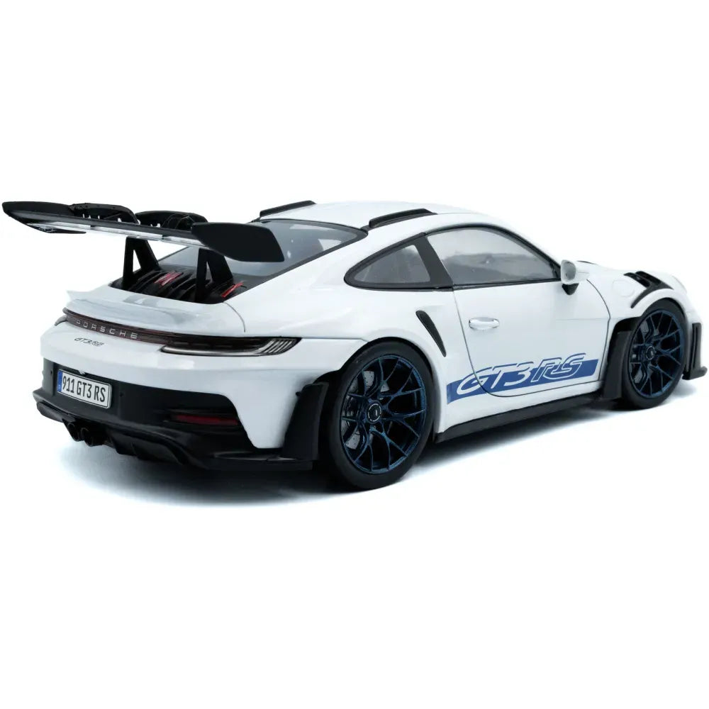 Porsche 911 GT3 RS alb/bleu - 1/18 Solido