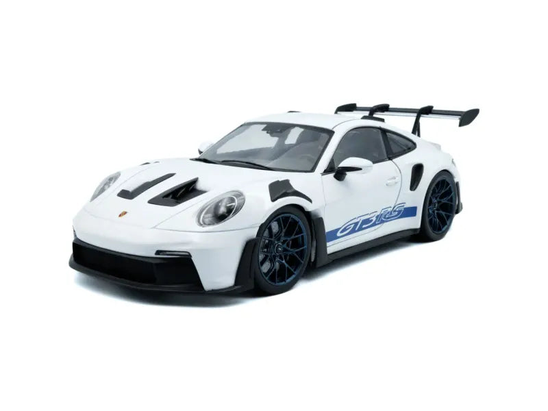 Porsche 911 GT3 RS alb/bleu - 1/18 Solido