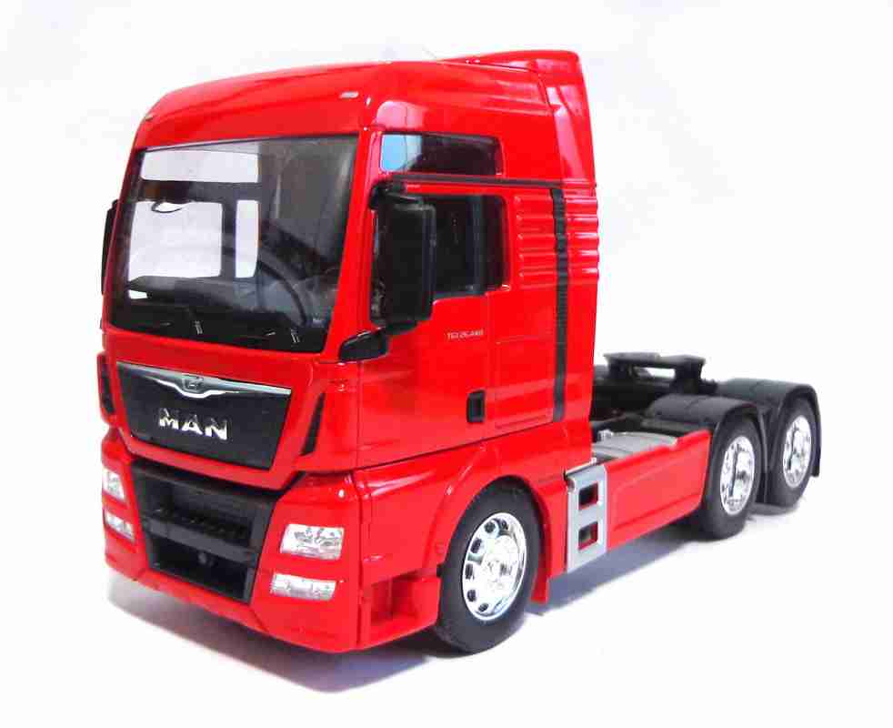Camion Cap Tractor Man Tgx rosu - 1/32 Welly