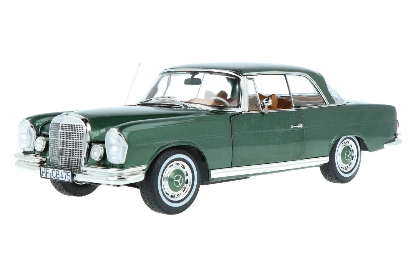 Mercedes-Benz 250 SE Coupe 1969 verde 1/1000pcs - 1/18 Norev