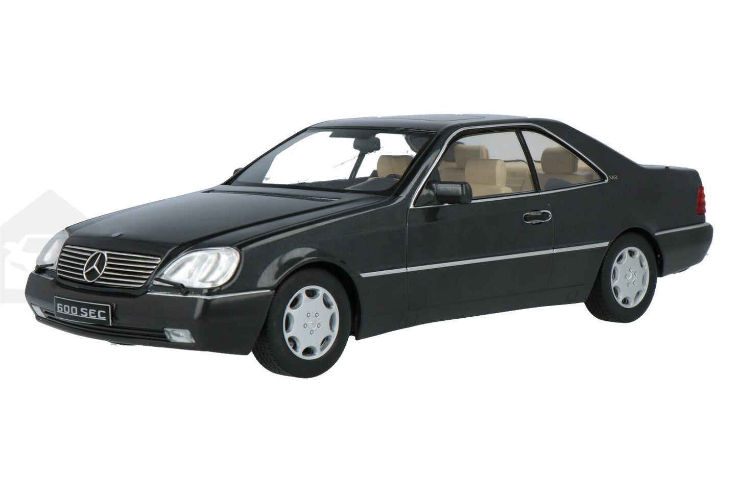 Mercedes-Benz 600 SEC negru 1/1500pcs - 1/18 KKScale