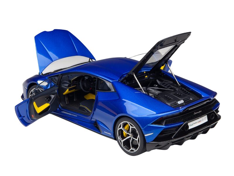 Lamborghini Huracan EVO 2019 blue nethuns - 1/18 Autoart