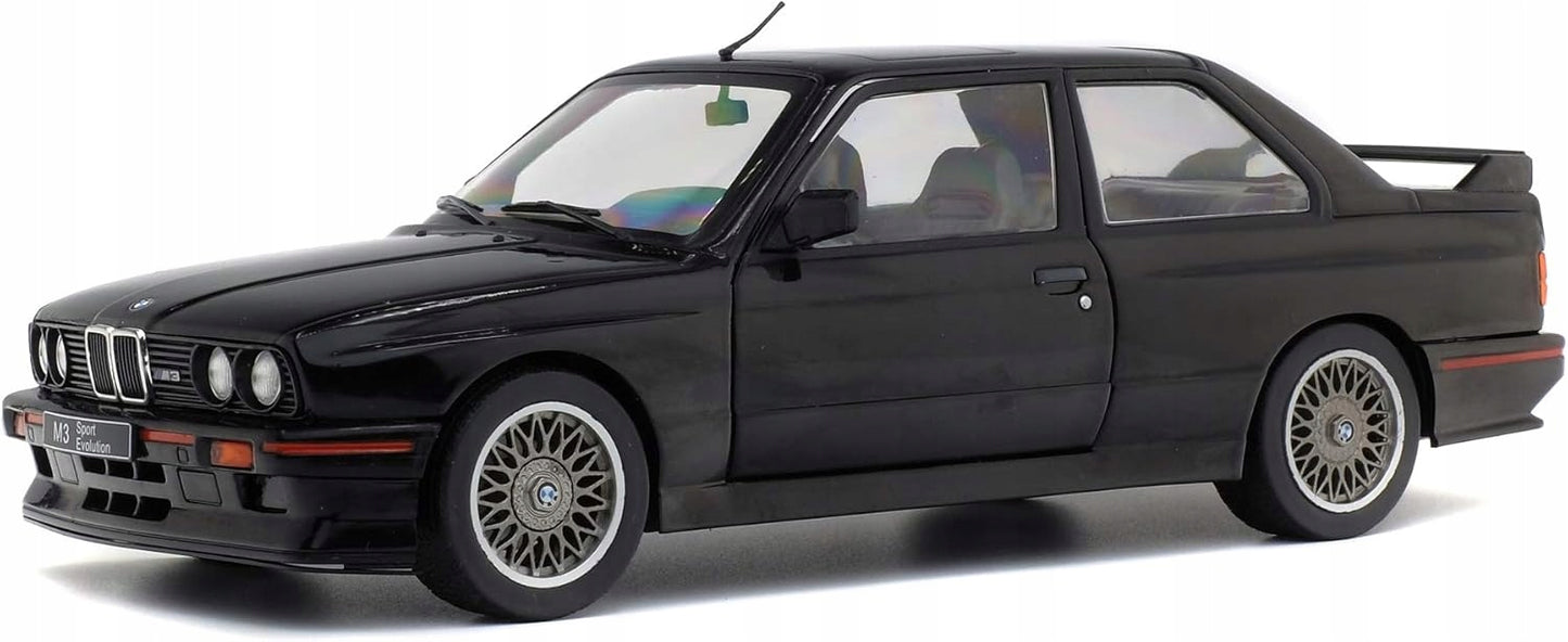 BMW E30 M3 Sport Evo 1990 negru - 1/18 Solido