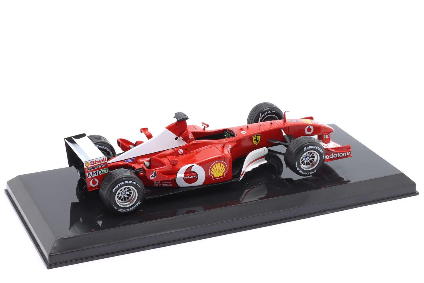 Formula 1 Ferrari F2002 - Rubens Barrichello 2002 #2 cu vitrina plexiglass - 1/24 Altaya