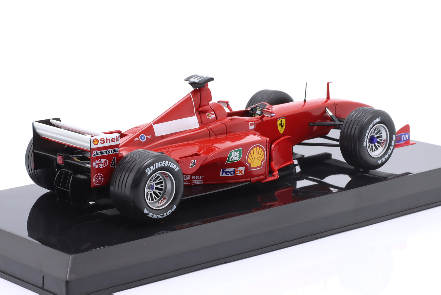 Formula 1 Ferrari F399 Eddie Irvine 1999 #4 cu vitrina plexiglass - 1/24 Premium Collectibles