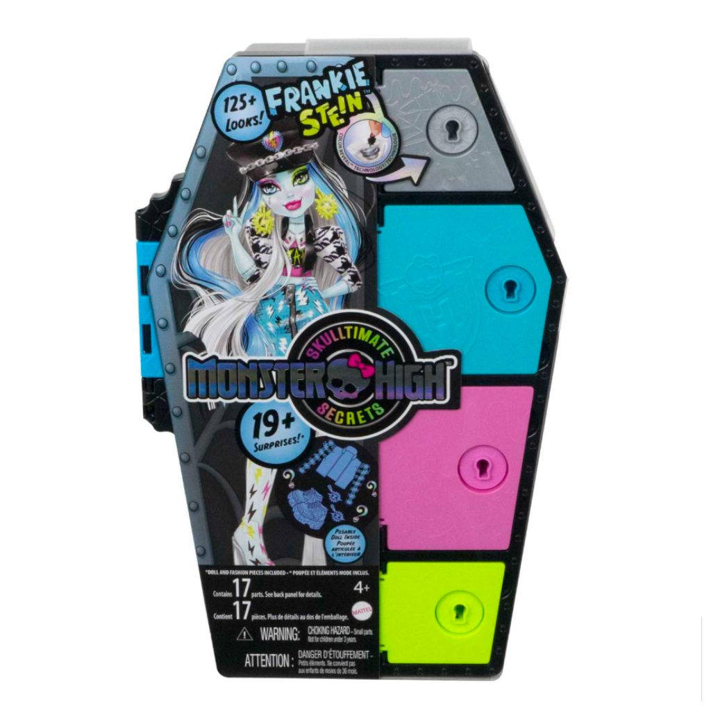 Papusa Monster High - Frankie Stein cu 19 surprize