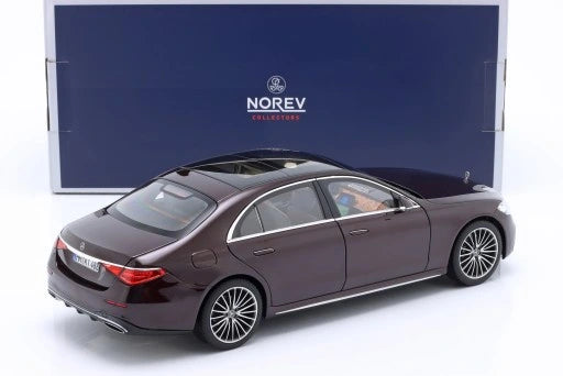 Mercedes-Benz S-Class AMG-Line 2021 red metallic - 1/18 Norev