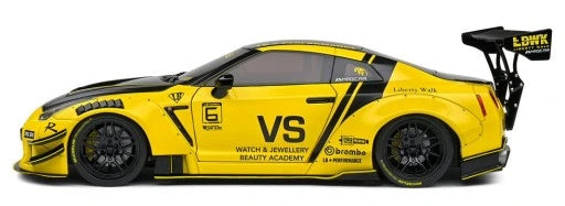 Nissan GTR 35 Lb Walk Type 2 galben - 1/18 Solido