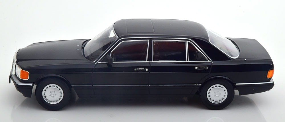 Mercedes S-Klasse 1985 560 SEL negru - 1/18 IScale