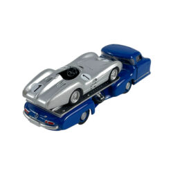 Set 2 machete Transportor Mercedes Blue Wonder si Mercedes W196 Spider 1955 - 1/64 Norev