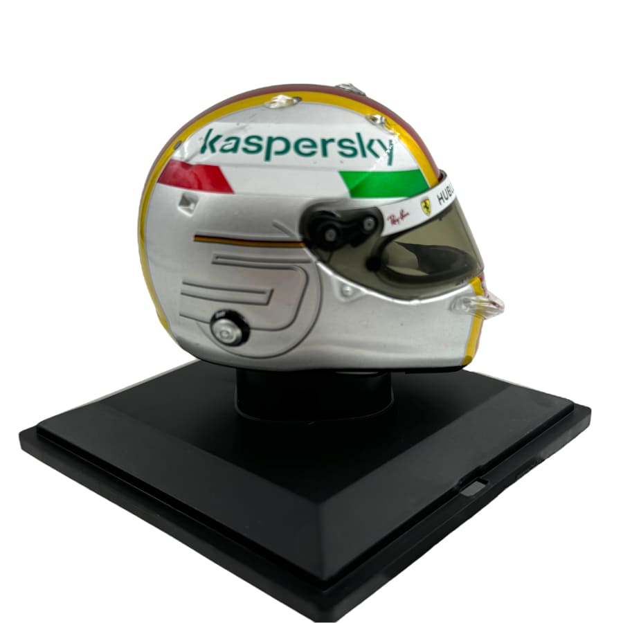 Casca Sebastian Vettel 2020 cu vitrina plexiglass - 1/5 Spark